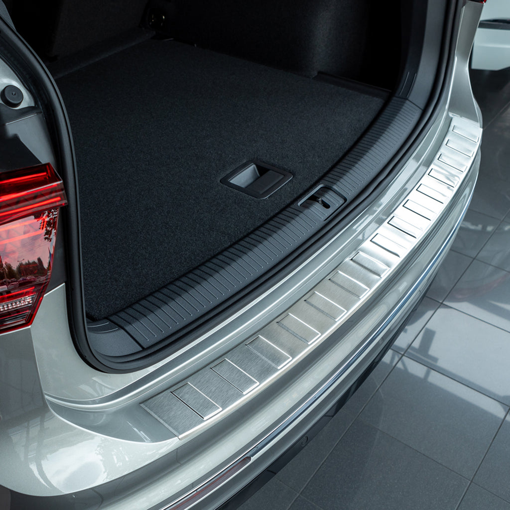 Fit [Vanaf 2016] Tiguan Allspace II/Tiguan II 2 Chrome Achterbumper Protector Scratch Guard Roestvrij Staal