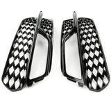 RS3 Style Honeycomb Front Grilles and Fogs for Audi A3 8v S-LINE & S3