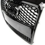 RS3 Style Honeycomb Black Front Grille to fit Audi A3 2005 - 2008 8p
