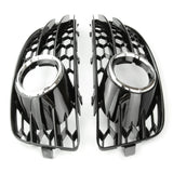 RS3 Style Honeycomb Front Grille & Fog Lights for Audi A3 8p S Line