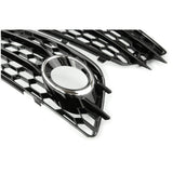 Audi A4 B8 S Line RS4 Style Honeycomb Front Grille & Fog Light Covers