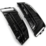 Audi A4 B9 RS4 Style Honeycomb Front Grilles with Fog Grille Kit