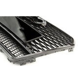 RS6 Style Front Bumper Grille Gloss Black Honeycomb to fit Audi A6 C7 Facelift