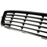 VW Caddy Van 2010-15 All Gloss Black Front Lower Bumper Grilles Fog Light Covers