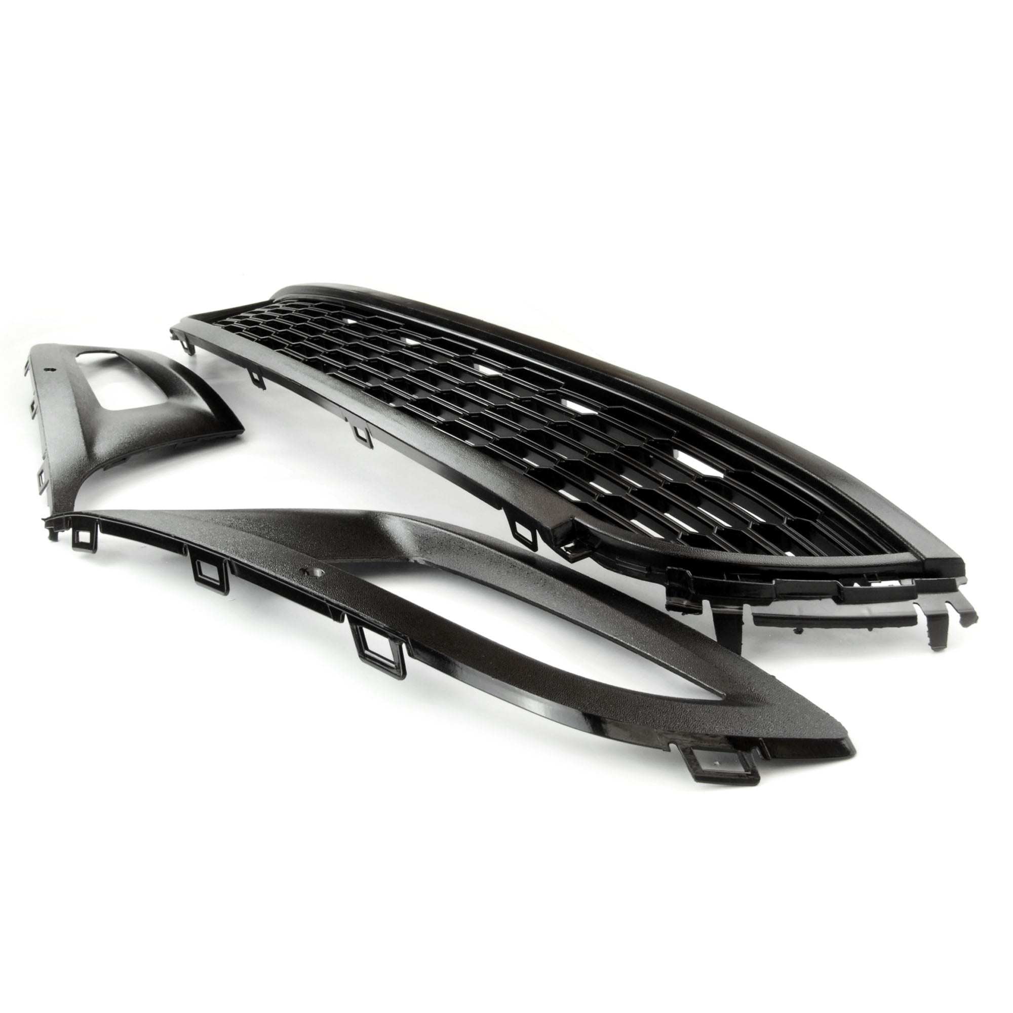 thumbnail image 2 of Front Lower Bumper Grille – 2006-2009 Volkswagen Rabbit – Textured Black – OEM 1K0853677A9B9 2 of 4