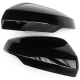 Audi A1 2019-2024 Black Painted Door Wing Mirror Covers Caps Pair