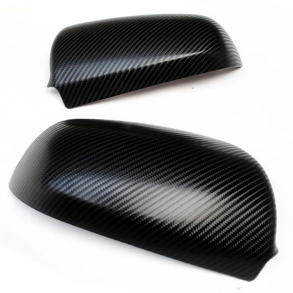 Carbon Fibre Effect Audi A3 A4 A6 Door Wing Mirror Covers Caps