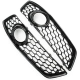 RS3 Style Honeycomb Front Grille & Fog Lights for Audi A3 8p