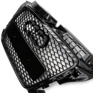 RS3 Style Honeycomb Black Front Grille to fit Audi A3 2008-2012 8p
