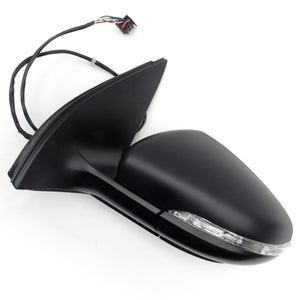 VW Golf mk6 2009 - 2012 Wing Mirror Left Side with Plastic Cover