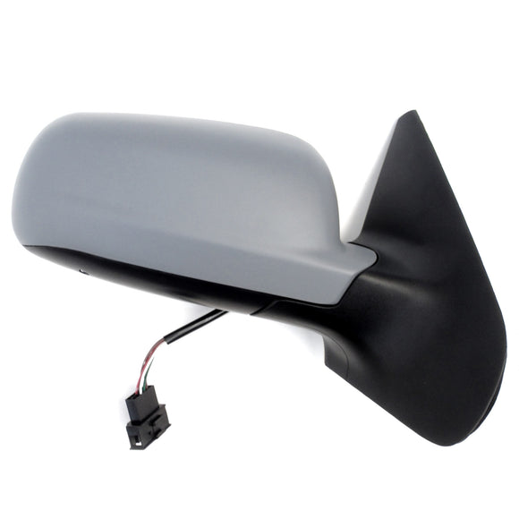 VW Golf mk4 Right Door Wing Mirror with Primed Cover Cap