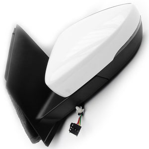 VW Polo 6r mk5 Electric Wing Mirror Left Passenger Side Pure White