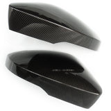 Skoda Octavia mk3 Gloss Carbon Fibre Black Door Wing Mirror Covers Caps