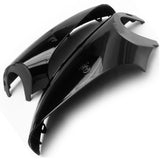 Gloss Black Lower Wing Mirror Covers Caps Trims Pair VW T5 T6 Transporter