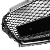 Audi A3 8v 2013 RS3 Style Honeycomb Mesh Gloss Black Front Grille