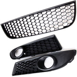VW Polo GTI Honeycomb Full Set of Front Grilles 2005-2009 9n3