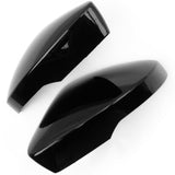 Skoda Octavia 2013-19 Gloss Black Door Wing Mirror Covers Caps Pair