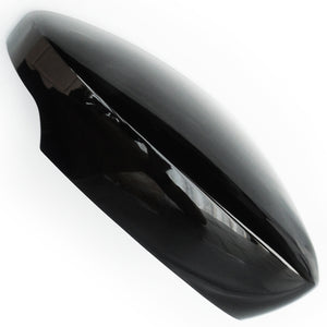Skoda Fabia 2014- 2020 Gloss Black Door Wing Mirror Cover Right Driver Side