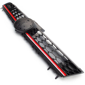 VW Golf mk7 GTI Style Honeycomb Front Bumper Grille Black & Red