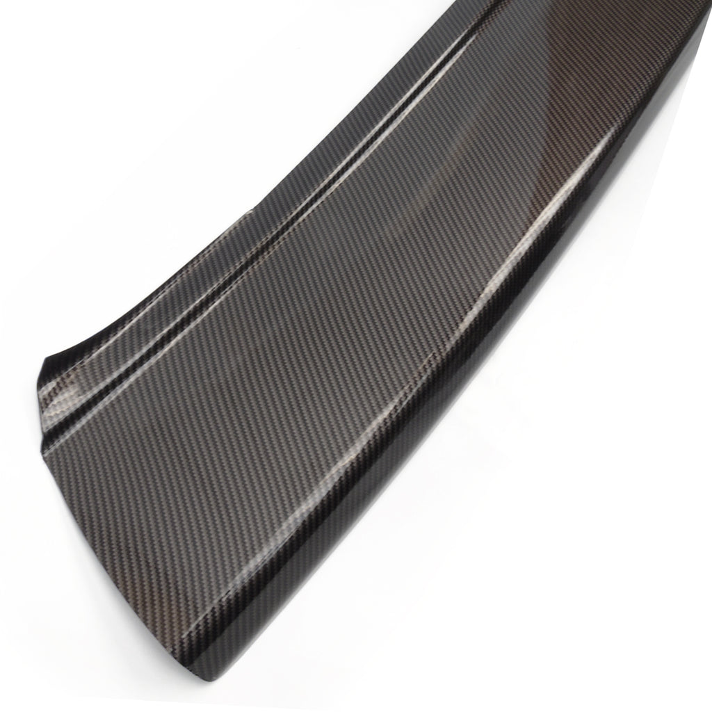 Carbon Fibre Look Bumper Protector For VW T6 Transporter Tailgate – ABS Black Cover, Fits Rear, UK Seller